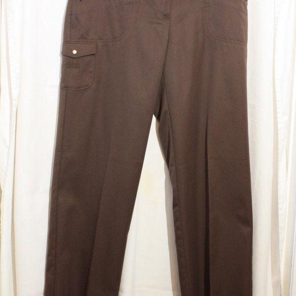 Dk Grey IZOD Stretch pants SZ 8 - Picture 1 of 4